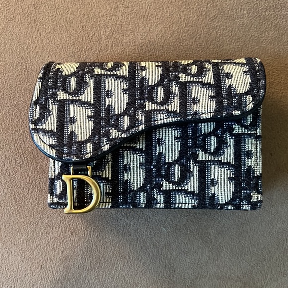 Dior Saddle Flap Card Case - Picture 3 of 14